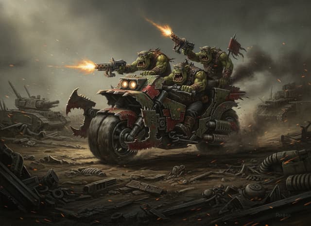 Warbikers — Warhammer wallpaper
