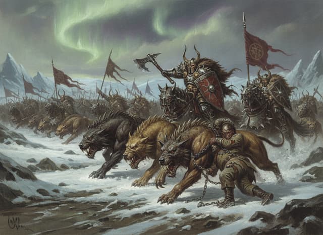 Chaos Warhounds — unit artwork