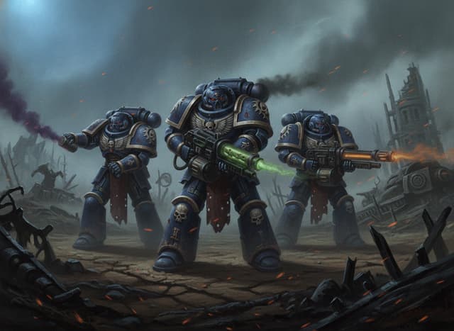 Legion Destroyer Squad — Warhammer wallpaper