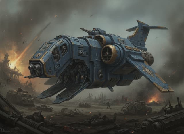 Legion Storm Eagle Gunship — Warhammer wallpaper