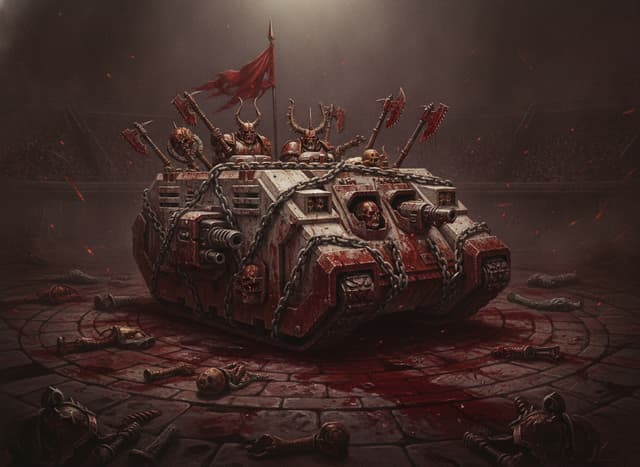 World Eaters Rhino — Warhammer wallpaper