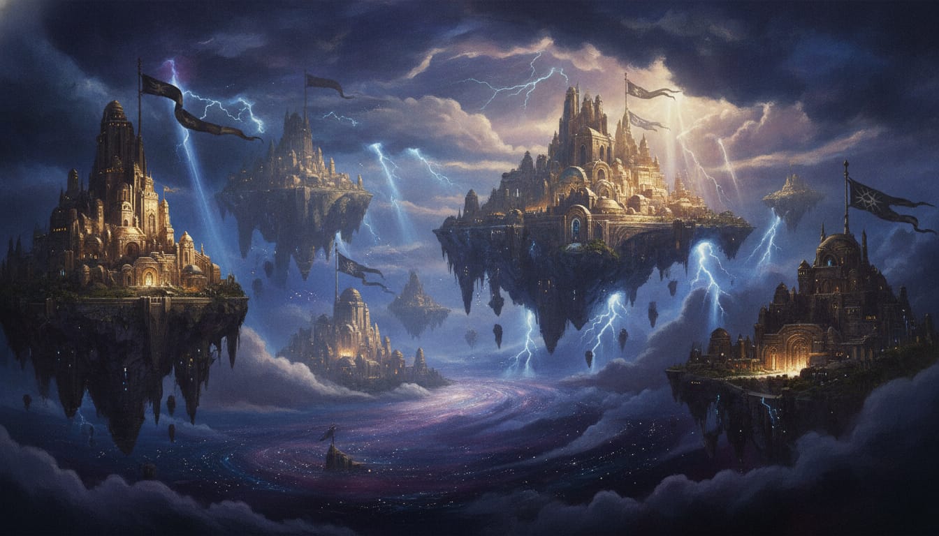 Azyr, the Realm of Heavens, Warhammer world art