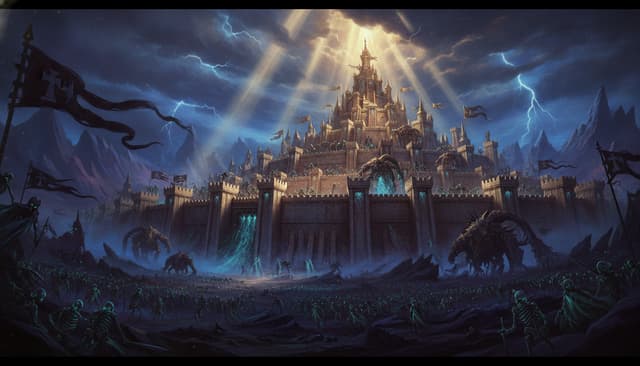 Glymmsforge, the City of Light — Warhammer world art