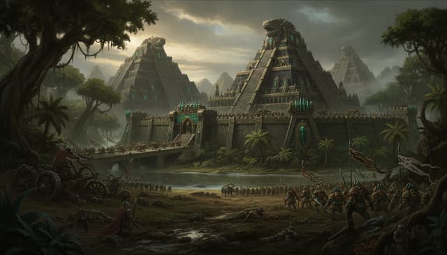 Hexoatl, City of the Sun — Warhammer world art