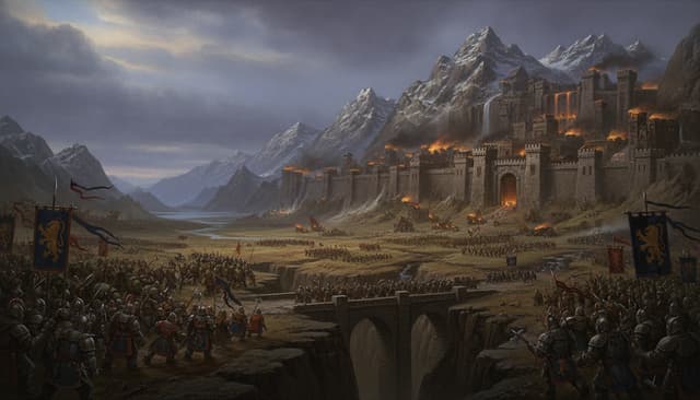 Karak Azul, the Hold of Iron — Warhammer world art