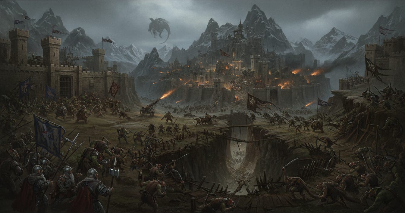 Karak Eight Peaks, Warhammer world art