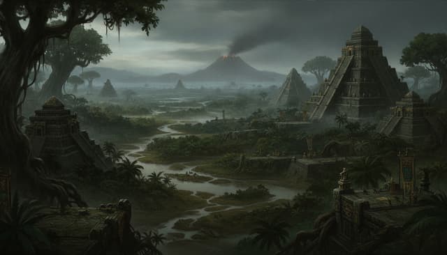 Lustria, the Jungle Continent — Warhammer world art