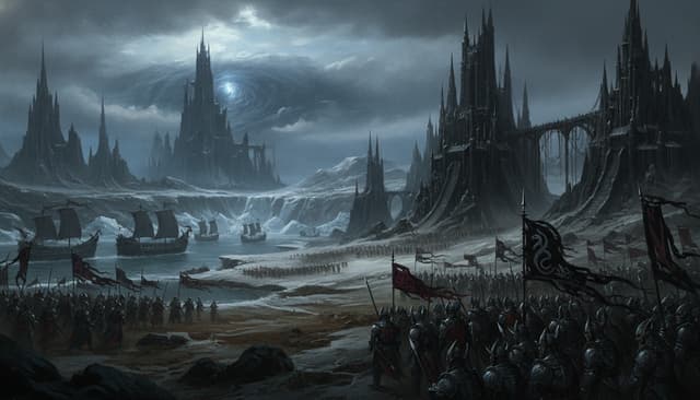 Naggaroth, the Land of Chill — Warhammer world art