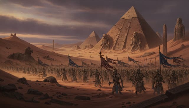 Nehekhara, the Land of the Dead — Warhammer world art