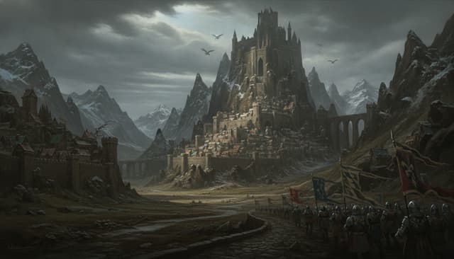 Parravon, City of the Peaks — Warhammer world art