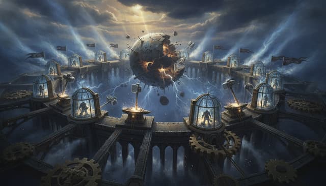 The Sigmarabulum, Ring of the Heavens — Warhammer world art