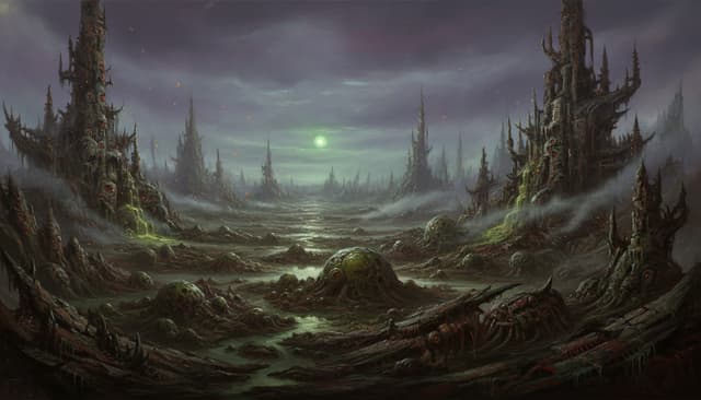 The Plague Planet — Warhammer world art