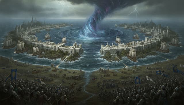 Ulthuan, Isle of the High Elves — Warhammer world art