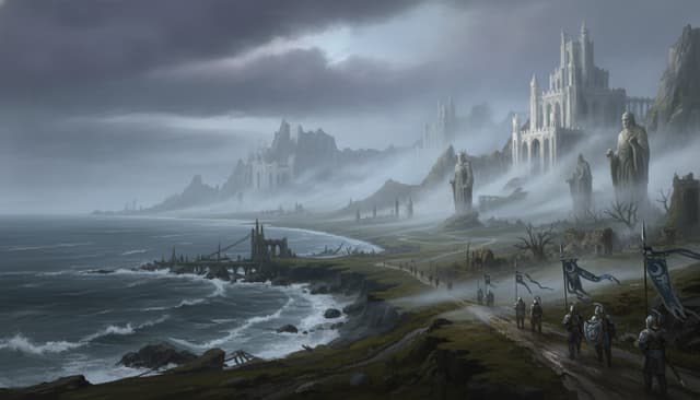 Yvresse, the Misty Isle — Warhammer world art