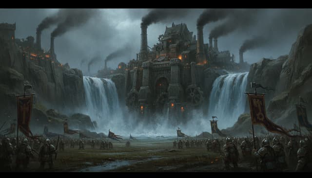 Zhufbar, the Torrent Gate — Warhammer world art